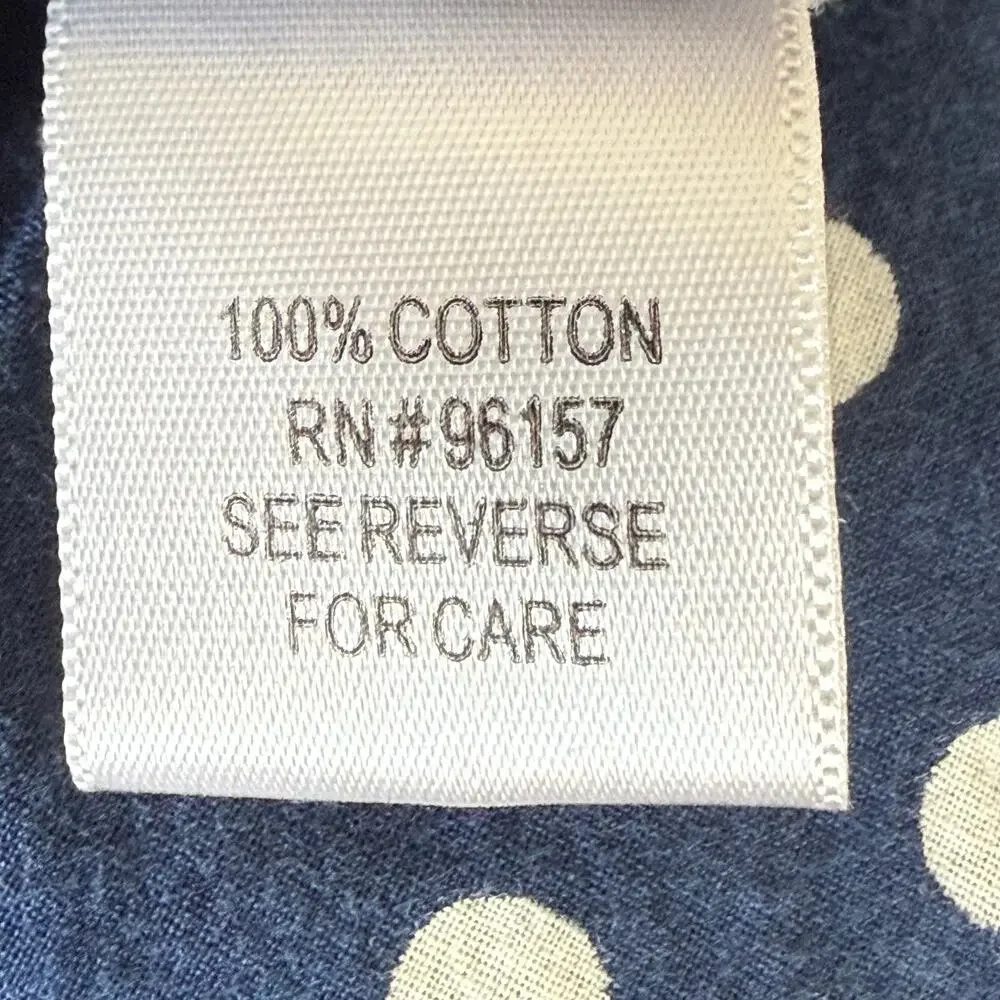 Y2k Blue Polka Dot Tiered Dress Whimsy Twee Mod Retro Rockabilly Americana S M - Picture 7 of 8